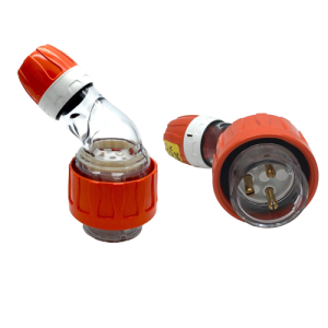 Đầu cắm góc 32A 3 chốt tròn 56PA332