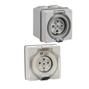 Ổ cắm 3 pha - Ổ cắm 4 Đấm tròn 56SO432