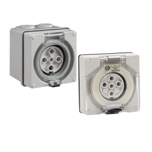 Ổ cắm 3 pha - Ổ cắm 4 Đấm tròn - Sino Vanlock  56SO440