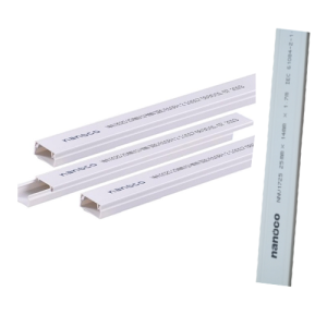 Nẹp dòng dây điện dạng vuông 40x18mm NANOCO NNV1740