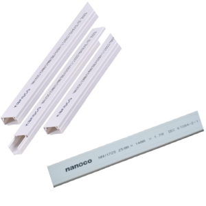 Nẹp luồn dây điện dạng vuông 100x60mm NANOCO NNV20100