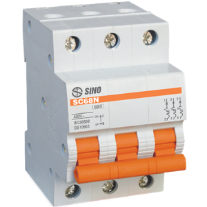 Cầu dao tự động MCB SC68N Series 3P SINO SC68N/C3010