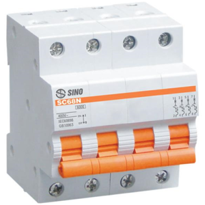 Cầu dao tự động MCB SC68N Series 4P SINO SC68N/C4032