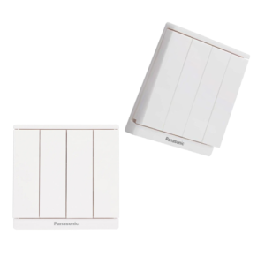 Bộ 4 Công tắc 2 chiều Moderva Trắng  WMF518-1VN