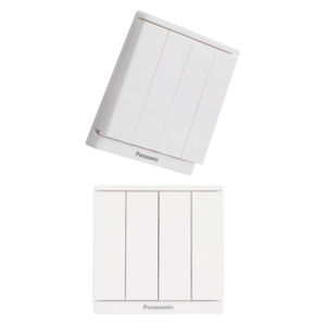 Công Tắc 4 đảo chiều Moderva xám ánh kim WMF518MYH-1VN