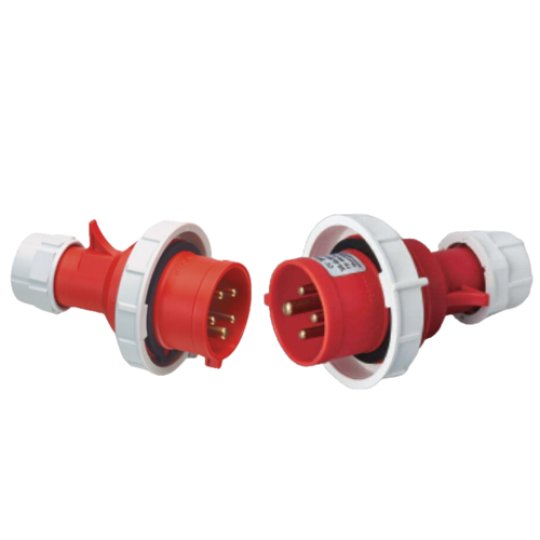 Phích cắm thẳng 2P+E 230V 16A IP67 0132-6