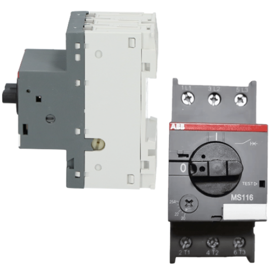 Cầu dao tự động khởi động động cơ ABB 1SAM250000R1009 (MS116-6.3)
