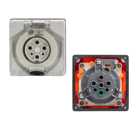 Ổ cắm 3 pha - Ổ cắm 7 Đấm tròn 56SO716