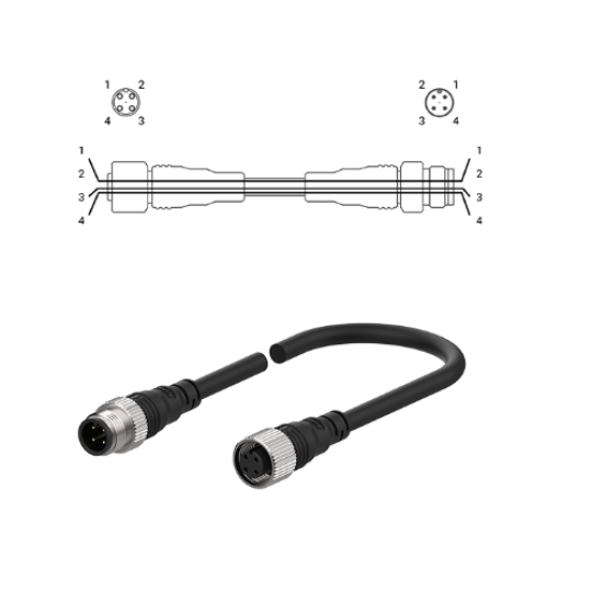 Cáp nối 2 đầu cảm biến từ Autonics C1D4-2