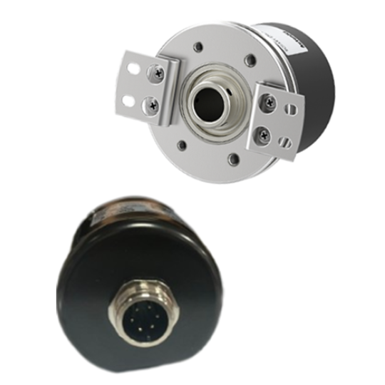 Bộ mã hóa vòng quay tương đối 58mm (Loại lỗ liền thân) Autonics E58HB12-2048-3-T-24-CR