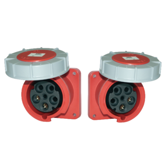 Ổ cắm nghiêng 3 pha PCE F443-6 IP67 125A F443-6