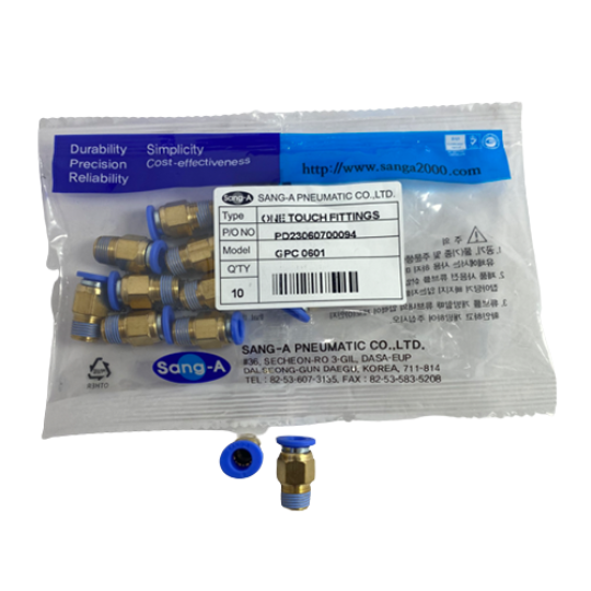 Nối ống thẳng phi 6 ren 9.6 GPC0601