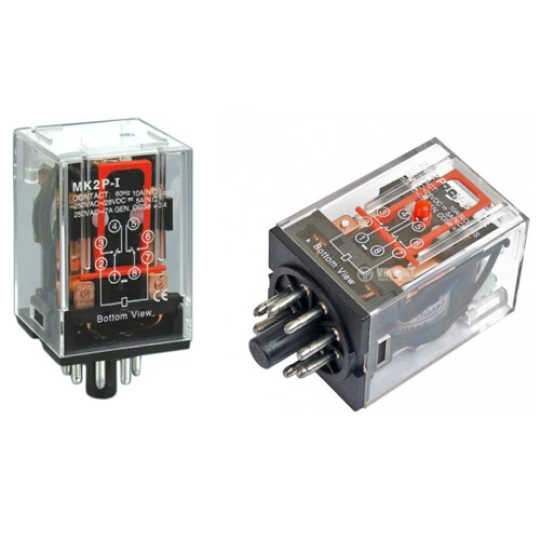 Rơ le trung gian 8 chân tròn 10A MK2P-I