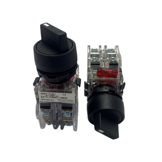 Công tắc xoay 2 vị trí viền nhựa MRS-T2R1