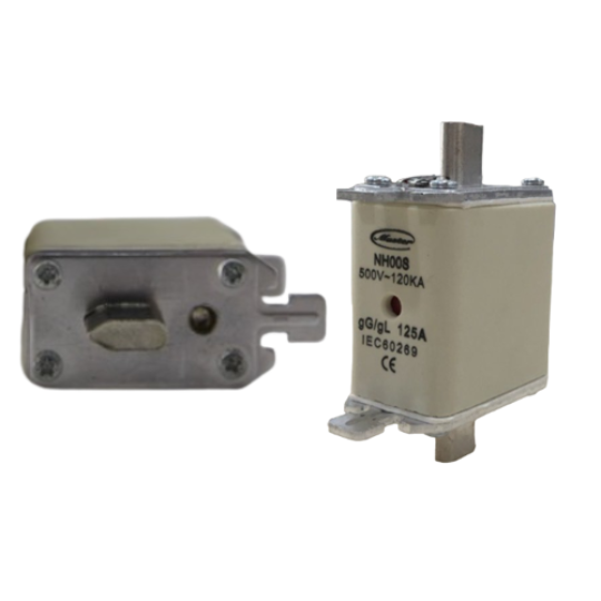 Cầu chì 32A NH000S 500VAC gG 120kA - Omega NH000S-32A