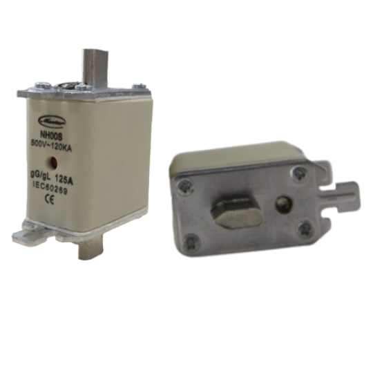 Cầu chì 63A NH000S 500VAC gG 120kA - Omega NH000S-63A