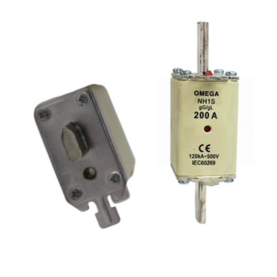 Cầu chì 250A NH1S 500VAC gG 120kA NH1S-250A