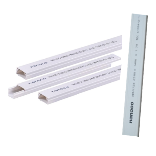 Nẹp dòng dây điện dạng vuông 40x18mm NANOCO NNV1740