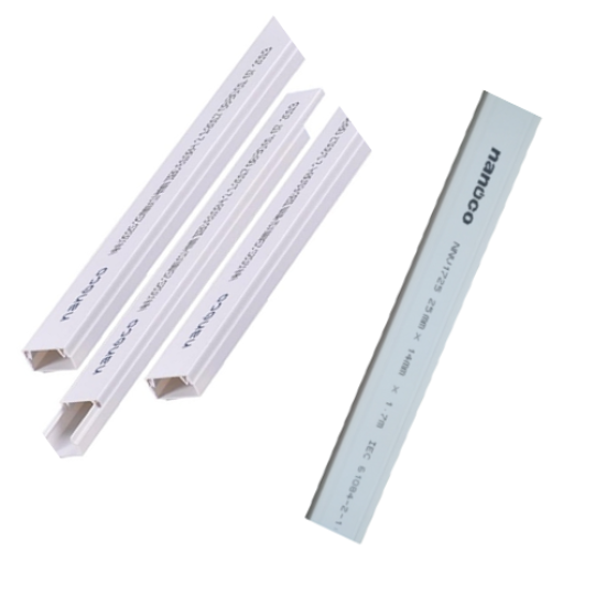 Nẹp luồn dây điện dạng vuông 30x16mm NANOCO NNV2030