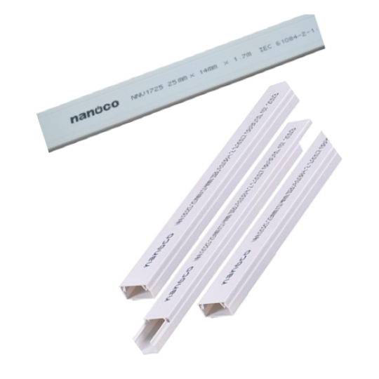 Nẹp Luồn Dây Điện Dạng Vuông | NNV2060 NNV2060