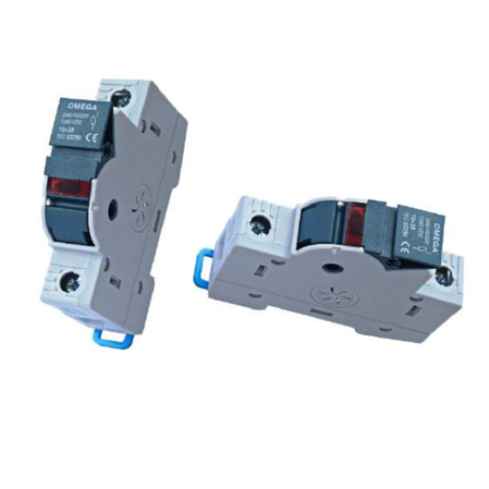 Ngắt mạch cầu chì DC OMEGA, có đèn báo OMG-FS32DC