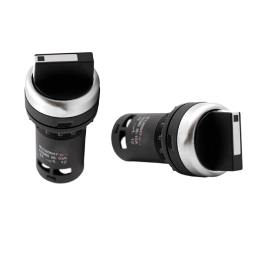 Công tắc xoay 3 vị trí tự giữ Ø22 2NO OMG-PBE-20XS