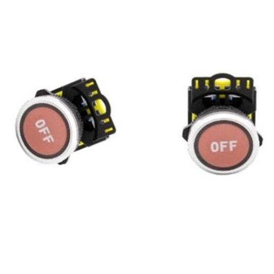 Nút nhấn nhả OFF Ø22 IP65 1NC màu đỏ OMG-PBH-01B-10