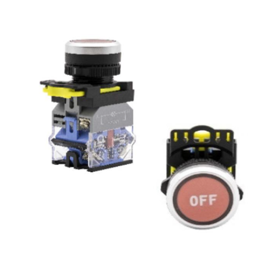 Nút nhấn nhả OMG-PBX có đèn báo LED OMG-PBX-11BD-10-31