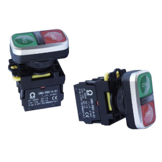 Khối tiếp điểm: Phụ kiện cho nút nhấn OMG-PBX Omega OMG-PBX-1RD223