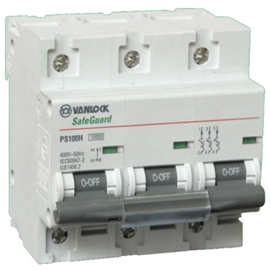 Cầu dao tự động MCB SafeGuard PS100H Series 3P SINO PS100H/3/D125