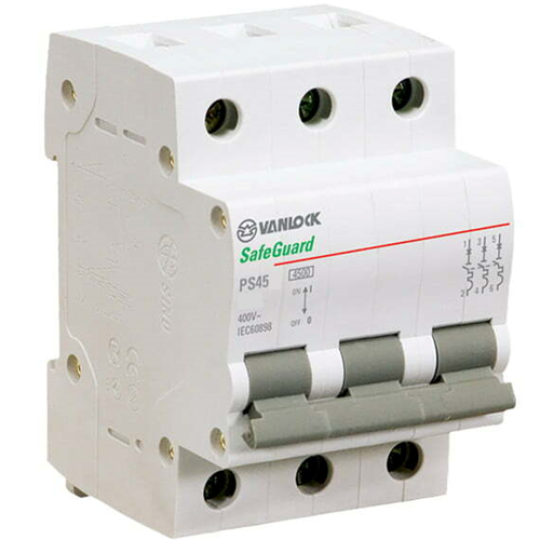 Cầu dao tự động MCB SafeGuard PS45N Series 3P SINO PS45N/C3006