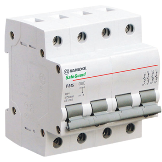 Cầu dao tự động MCB SafeGuard PS45N Series 4P SINO PS45N/C4016