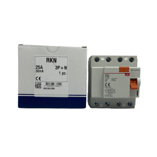 RCCB (chống rò điện) RKN3P+N-25A, 10KA