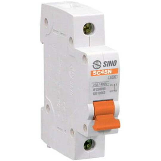 Cầu dao tự động MCB SC45N Series 1P SINO SC45N/C1040