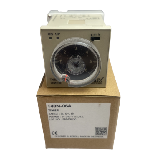 Bộ định thời (Timer) Hanyoung T48N-06A | 6s/6m/6h | 24-240VAC/DC