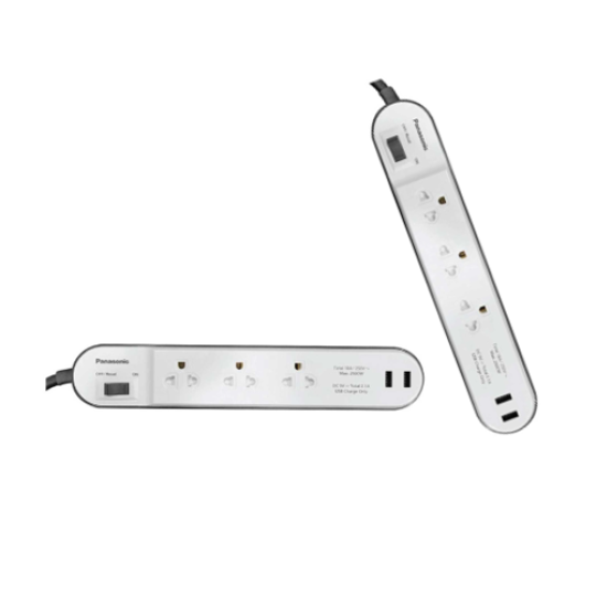 Ổ cắm nối dây có cổng USB WCHG243322W-VN