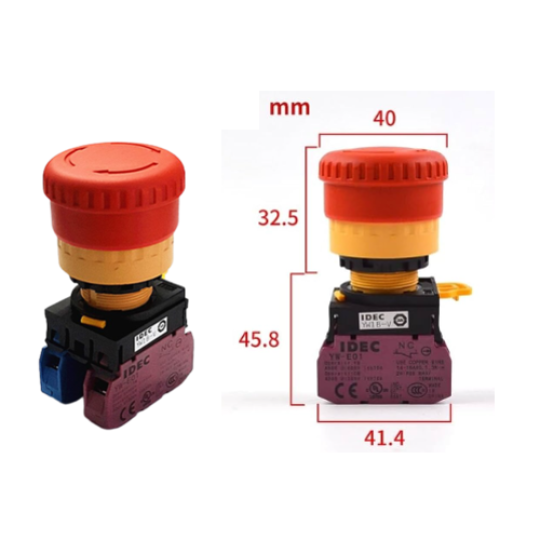 Nút nhấn khẩn IDEC YW1B-V4E21R