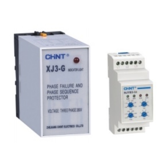 Bảo vệ mất pha, thứ tự pha, bảo vệ quá áp, thấp áp XJ3-D