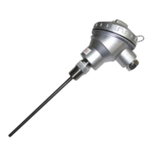 Đầu dò nhiệt độ loại K(CA) dạng củ hành không ren đầu dò dài 1250mm phi 22 TH-L-K-22-1.25